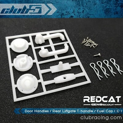 Door Handles / Rear Liftgate T-handle / Fuel Cap ( C ) for Redcat GEN8 - Image 1 of 4