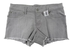 American Living Jeans Shorts Girls Size 16 Gray Frayed Stretch NWT - Picture 1 of 5
