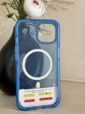 Tech21 Evo Check Flex Hülle Für iPhone 14 Stoßfest - Ruhiges Blau - Bild 1 von 3