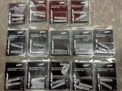 Un (1) Juego de insertos de pastillas de freno Zipp Platinum Pro Evo para llantas de carbono SRAM Shimano Foto 1 de 4