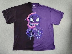 Marvel Comics Venom We Are Venom Graphic Tie Dye T-Shirt Purple Blk Size 2XL XXL - Picture 1 of 12