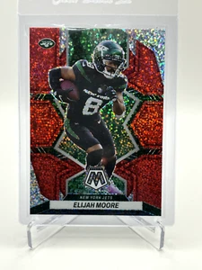 2022 Mosaik Elijah Moore rot funkelnd New York Jets SP-Karte #153 - Bild 1 von 2