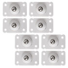  8 Pcs Universal Pulley at The Bottom of Box Storage Chest Garbage Can