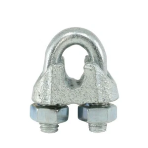 1/2" Temperguss Drahtseil Clips in verzinkt 25/BOX - Bild 1 von 1