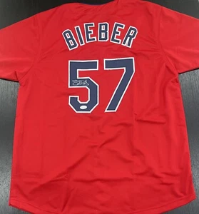 Shane Bieber Signed Jersey Cleveland Indians JSA Authentic Autograph - Picture 1 of 9