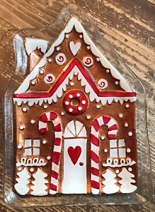 DEMDACO DDTraders Inc 2016 Lori Sievert Gingerbread House Shaped Plate 8” X 11” - Picture 1 of 4