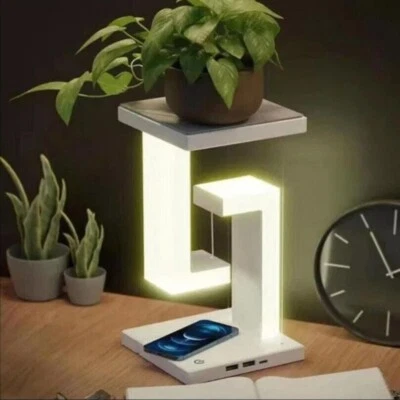 lampe de bureau Led créative, support de lampe de table flottante 10W  - Photo 1/4