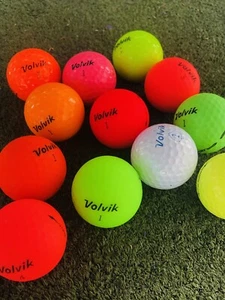 50 Volvik Used Golf Balls (3A Grade) -Assorted Colors and Model FREE SHIPPING - Picture 1 of 3