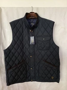 POLO RALPH LAUREN The Beaton Quilted Utility Vest Navy Size XXL Neu mit Etikett - ORIGINAL - Bild 1 von 13