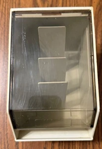 3.5" floppy storage case plastic with 3 dividers holds - Afbeelding 1 van 6