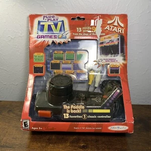 New Sealed Atari Paddle Controller Plug & Play 13 Games Jakks Pacific 2004 NOS - Picture 1 of 14