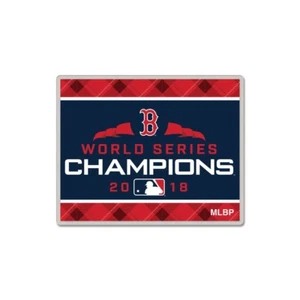 BOSTON RED SOX "B" 2018 WORLD SERIES CHAMPIONS COLLECTOR PIN NEW WINCRAFT - Picture 1 of 1