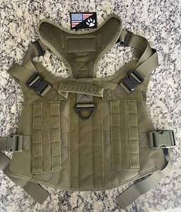 Tactical Dog Harness with Handle No-pull Large Military Dog Pet Vest Working XL - Picture 1 of 2
