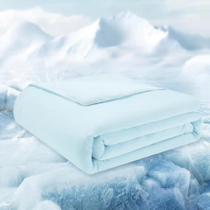 Cooling Comforter Queen Size 90" X 90", Cooling Blankets for Hot Sleepers, Light - Picture 1 of 7