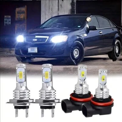 Kit de conversión de faros LED de haz alto bajo 6000K para Chevy Caprice 2011-2017 4 piezas Foto 1 de 4