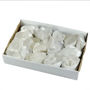 1 racimo plano de cristal piedras ásperas - grado 1 - rocas artesanales para hacer joyas - Imagen 1 de 9