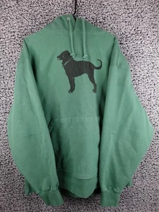 The Black Dog Martha's Vineyard Hoodie Men XL Green Sweatshirt Pullover Fleece - Picture 1 of 13