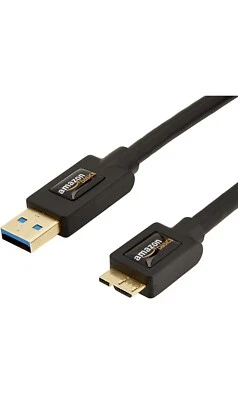Amazon Basics 10 Pack USB 3.0 Cable - A-Male to Micro-B - 3 Feet 0.9 Meters - Image 1 of 4