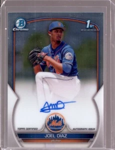JOEL DIAZ 2023 Bowman Chrome 1st Prospect Autograph Auto RC #CPA-JDZ - Picture 1 of 2
