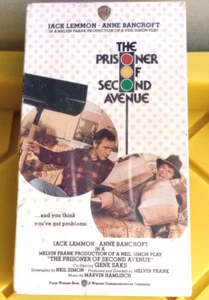 THE PRISONER OF SECOND AVENUE, JACK LEMMON, SEALED VHS TAPE, FREE RETURNS - Picture 1 of 3