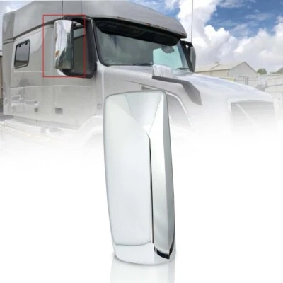CHROME DOOR MIRROR COVER FOR 2004-2024 VOLVO VNL PASSENGER SIDE (RH)REP:85133995 - Изображение 1 из 4