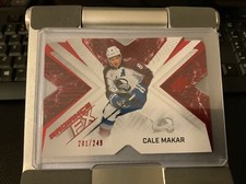 2022-23 UD SPX Hockey Cale Makar Radiance Fx Red /249