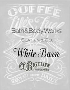 Bath & Body Works, White Barn, CO Bigelow, Slatkin & Co  3 wick Candles