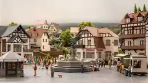 Noch 66455 Town Fountain 1:87 HO Gauge # New in Original Packaging # - Picture 1 of 2
