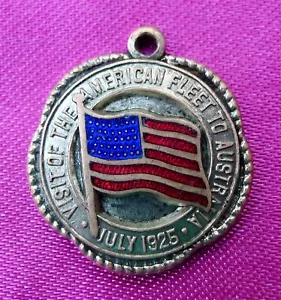 JULY 1925 COMMEMORATIVE WELCOME MEDAL - VISIT OF THE AMERICAN FLEET TO AUSTRALIA - Picture 1 of 3