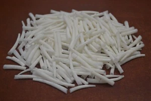 1000 PCS NATURAL SMOOTH WHITE DENTALIUM APRINUM TUSK SHELLS - Picture 1 of 1