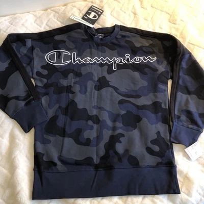 Bnwt Champion Kids Size L Age 11-12 Years Jumper Sweatshirt Camouflage - Image 1 of 4