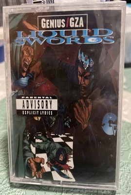 RARE SEALED ORIGINAL Liquid Swords Genius GZA Cassette Tape Hip Hop Rap Wu Tang - Image 1 of 4