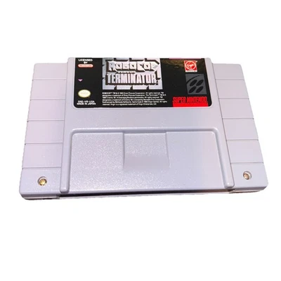 RoboCop vs The Terminator Super Nintendo Snes Tested Authentic - Image 1 of 3
