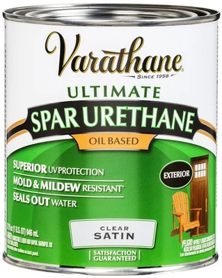 Varathane 9341 Oil-Based Ultimate Spar Urethane, Quart, Satin - Image 1 of 2