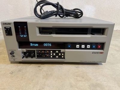 Sony UVW-1800 Betacam SP Videocassette Player Recorder 760 HOURS WORKING TESTED - Bild 1 von 4