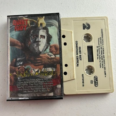 Quiet Riot Condition Critical Cassette 1984 CBS Records - Image 1 of 2