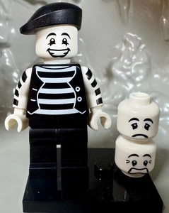 LEGO (8684) CMF Series 2 Mime Minifigure col02-9 Complete Collectible New - Picture 1 of 3