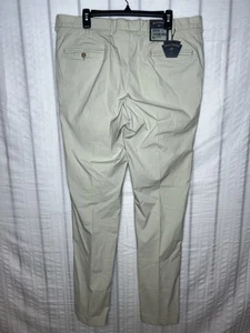 Bill Khakis M3 Trim Fit Chino Pants Size 38x36 5 Pocket Stretch Khakis Made USA - Picture 1 of 12