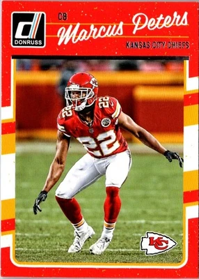 2016 Donruss Marcus Peters #150 Kansas City Chiefs Football Card - Image 1 of 2