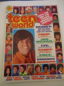 Donny Osmond, Jan-Michael Vincent - Teen World Magazine 1974 - Bild 1 von 10