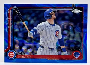 2025 Topps Chrome IAN HAPP BLUE LAVA /150 - Picture 1 of 2