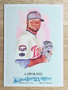 Topps Allen and Ginter #338 2010 Francisco Liriano SP - Imagen 1 de 2
