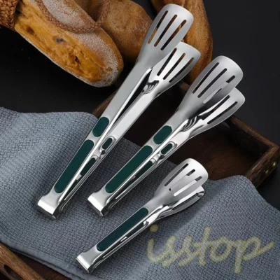 Abrazadera de carne de acero inoxidable Pinzas de clip para alimentos Pan Carne Barbacoa Cocina Herramienta de cocina Foto 1 de 4