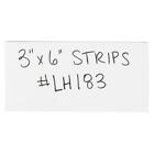 MyBoxSupply 3 x 6" White Warehouse Labels - Magnetic Strips, 25 Per Case