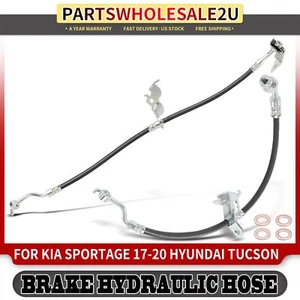 2pcs Front Side Brake Hydraulic Hose for Hyundai Tucson 2016-2021 Kia	Sportage - Picture 1 of 9