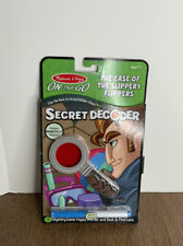 New Melissa & Doug Secret Decoder Game Book The Case of the Slippery Flippers