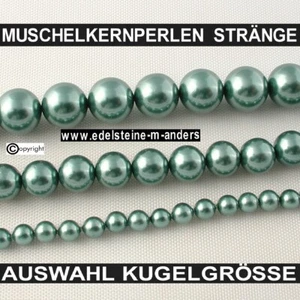 Muschelkernperlen Edelstein Strang Muschelkern Kugeln Schmuck Perlen 4mm-10mm - Bild 1 von 5