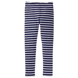 NWT Gymboree Girl Leggings Navy Striped Leggings Spring Forward Many Sizes - Picture 1 of 1