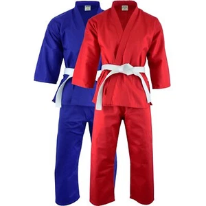 Farbige Karate Uniform Gi leicht - (Gürtel enthalten) - Bild 1 von 32