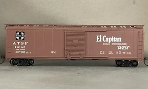 Athearn - Santa Fe - 50' El Capitan S/D Box Auto + Wgt # 11045 - Foto 1 di 6